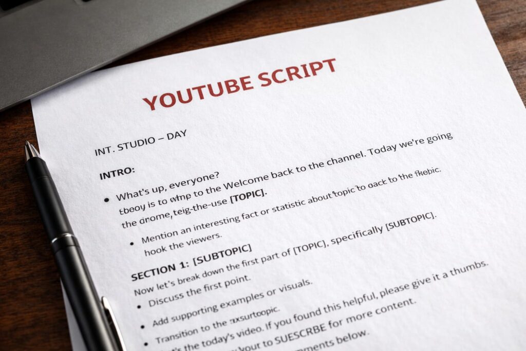 Youtube Video Script Writing Services